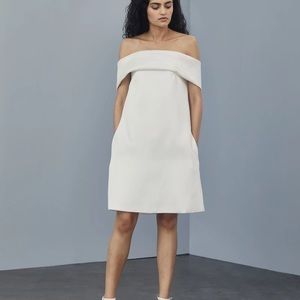 Amsale Bow Back Shift Dress Size 12